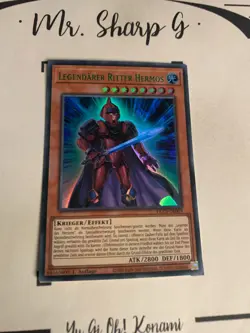 LEGENDARER RITTER HERMOS - 1. AUFLAGE DLCS-DE003 DE Yu-Gi-Oh! CARD ULTRA RARE - Image 4