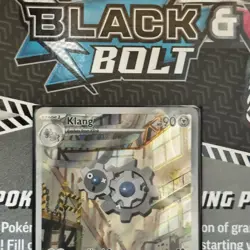 Pokemon TCG Klang 140/086 Black Bolt Illustration Rare English - Pack Fresh - Image 3