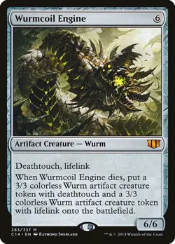 Wurmcoil Engine Commander 2014 LP MTG - Image 1