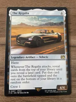The Regalia - MTG - Final Fantasy - Rare - 2025 - NM - Image 1