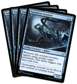 x4 Nanoform Sentinel - 0071 - Edge of Eternities - MTG - NM Ships Now - Image 1