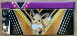 Pokemon Trading Game Tin- Mix Lot Cards 400+ , 100+ Sleeves, Manual, & Tin - Image 3