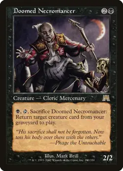 MTG - Doomed Necromancer - Onslaught - X1 - (LP) - - Image 1