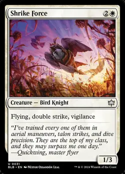 NM Foil Shrike Force, MTG, Bloomburrow, Magic the Gathering, 31 - Image 1