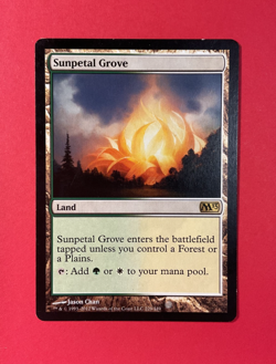 Sunpetal Grove - Magic 2013 - Magic the Gathering -MTG - Image 1