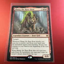 Ilharg, the Raze-Boar War of the Spark Regular NM MTG - Image 1