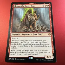 Ilharg, the Raze-Boar War of the Spark Regular NM MTG - Image 2