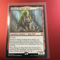 Ilharg, the Raze-Boar War of the Spark Regular NM MTG - Image 1