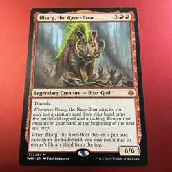 Ilharg, the Raze-Boar War of the Spark Regular NM MTG - Image 2