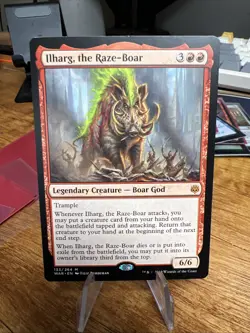 Ilharg, the Raze-Boar War of the Spark Regular NM MTG - Image 1