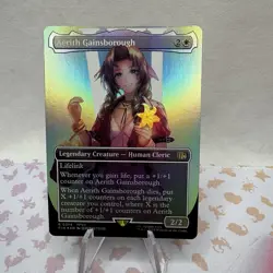 Aerith Gainsborough Borderless Foil MTG Final Fantasy 0374 FFVII FF7 NM - Image 1