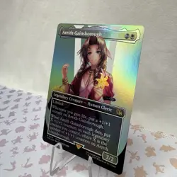 Aerith Gainsborough Borderless Foil MTG Final Fantasy 0374 FFVII FF7 NM - Image 2
