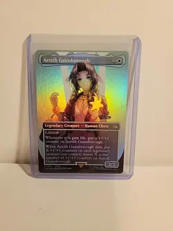 Aerith Gainsborough Borderless Foil MTG Final Fantasy 0374 FFVII FF7 NM - Image 1
