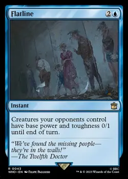 MTG FLATLINE 43 EXC - - WHO - MAGIC - Image 1