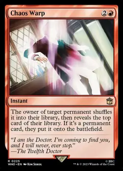 MTG CHAOS WARP 225 EXC - - WHO - MAGIC - Image 1