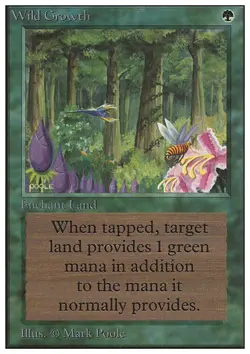 MTG WILD GROWTH EXC - CRESCITA RIGOGLIOSA - FWB - MAGIC - Image 1