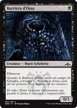 MTG 4x BARRIER OF BONES EXC - BARRIERA D'OSSA - GRN - MAGIC - Image 1