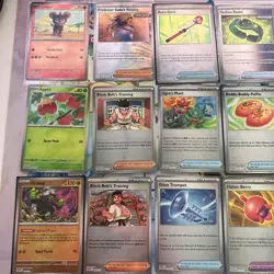 Pokemon TCG Prismatic Evolutions Pokeball Reverse Holo Bundle 21 Unique Cards - Image 5