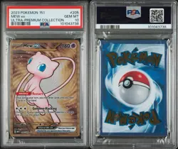PSA 10 Pokemon 151 Ultra Premium Collection Promo Metal Mew EX 205/165 MINT! - Image 2