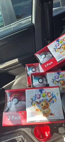 Sam’s Club Pokemon Prismatic ETB And Pokeball Bundle Sealed NEW - Image 1