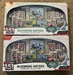 2x Pokemon TCG 151 Blooming Waters Premium Collection | SEALED - Image 1