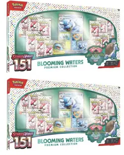 2x Pokemon TCG 151 Blooming Waters Premium Collection | SEALED - Image 1