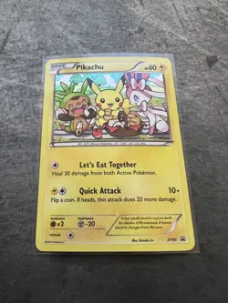 Pokemon Pikachu 2016 XY95 TCG Black Star Promo Holo - Image 1