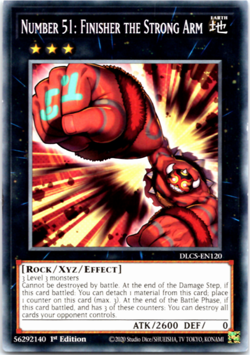 Number 51: Finisher the Strong Arm - DLCS-EN120 - Common 1st Edition - Yugioh - Image 1