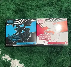 Pokemon Black Bolt and White Flare Elite Trainer Box ETB Bundle [SEALED] - Image 1