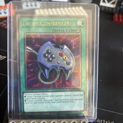 Yugioh! Enemy Controller - RA02-EN051 Quarter Century Secret Rare 1st Ed QCR - Image 1