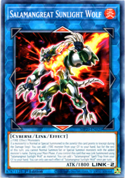 Salamangreat Sunlight Wolf - MP20-EN020 - Common - 1st Edition - Yugioh - Image 1