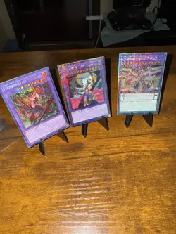Yugioh RA04 Quarter Century Secret Rare Lunalight Leo Danger - Supreme King NM - Image 2