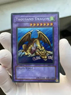 Thousand Dragon MRD-143 1st Ed Ultra Rare MP YuGiOh Metal Raiders - Image 1