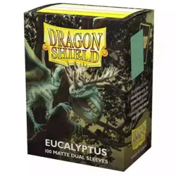 Dragon Shield Dual Sleeves Eucalyptus Matte 100 Count Sleeves Card Collecting - Image 1