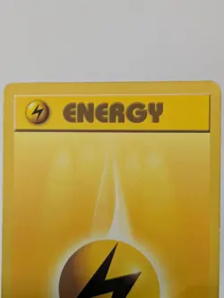Pokemon Card WOTC Lightning Energy 100/102 Base Non-holo Unlimited 1999 - MP - Image 3