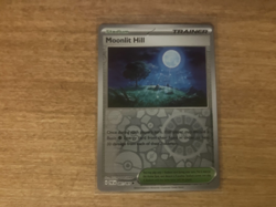 Moonlit Hill 081/091 Holo Rare Paldea Fates Pokemon Card TCG 2024 F.P. NM - Image 1