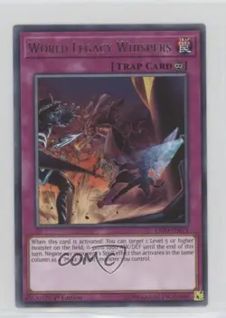World Legacy Whispers 1st Ed. YuGiOh Extreme Force #EXFO-EN071 16ez - Image 1