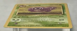 Unlimited Fossil Weezing 45/62 Pokemon Card WOTC Vintage NM - Image 4