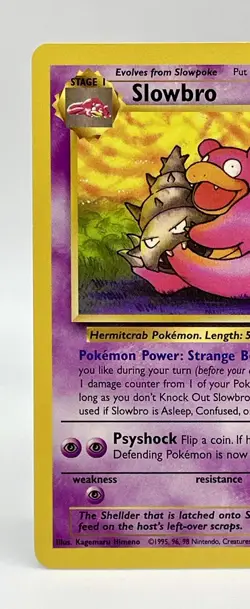 Slowbro 43/62 Pokemon Card TCG Non Holo Vintage 1999 Fossil Uncommon MP - Image 2