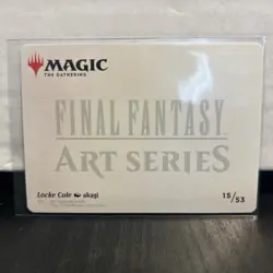 MTG Locke Cole Art Card - Art Series: FINAL FANTASY (AAFIN) 15/53 - Image 2