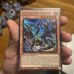 Yugioh Bystial Druiswurm MP23-EN159 1st Edition Prismatic Secret Rare NM - Image 1