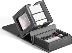 MTG Commander Deck Box with Display Window, Card Deck Box Holds 100 Double-Sleev - Image 1