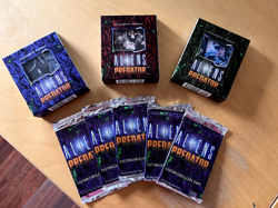 Aliens Predator Premiere Edition Sets Plus (5) Sealed 15 Card Booster Packs - Image 1
