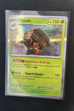 Crustle ERROR HOLO BLEED 012/182 Pokemon TCG Card DRI Near Mint NM - Image 1