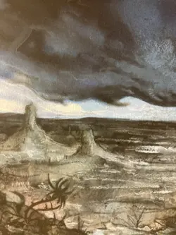 MTG✨Artist Signed PLAINS-Ant Hill ART PRINT & CARD✨Tempest Land 1997 Nielsen Art - Image 5