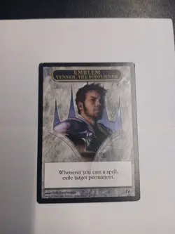 MTG Venser, the Sojourner Foil Card And Emblem Card: Duel Decks NM Condition - Image 3