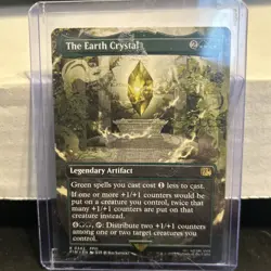 The Earth Crystal - Legendary Artifact Magic Card Borderless - Image 1