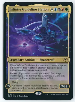 Infinite Guideline Station #0219 MTG Edge of Eternities Magic The Gathering - Image 1