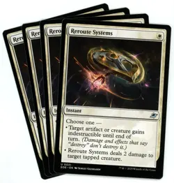 x4 Reroute Systems - 0031 - Edge of Eternities - MTG - NM Ships Now - Image 1