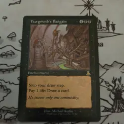 MTG [Yawgmoth's Bargain] Urza's Destiny #75 Vintage Rare Magic NM/Unplayed - Image 1